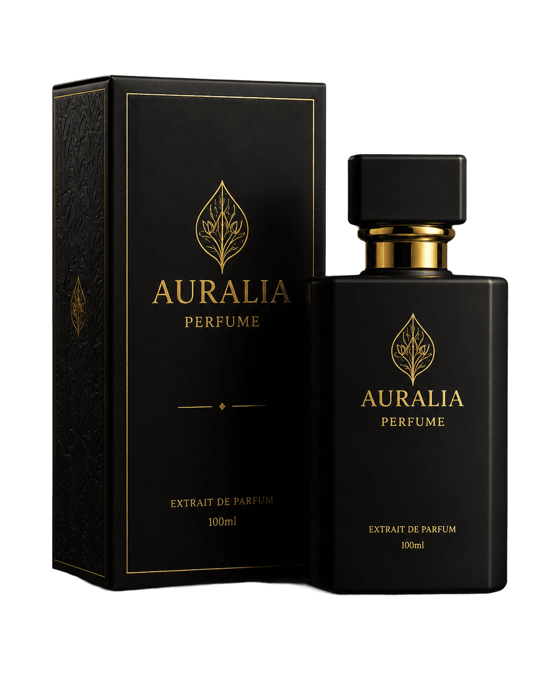 Auralia perfume bottle and box